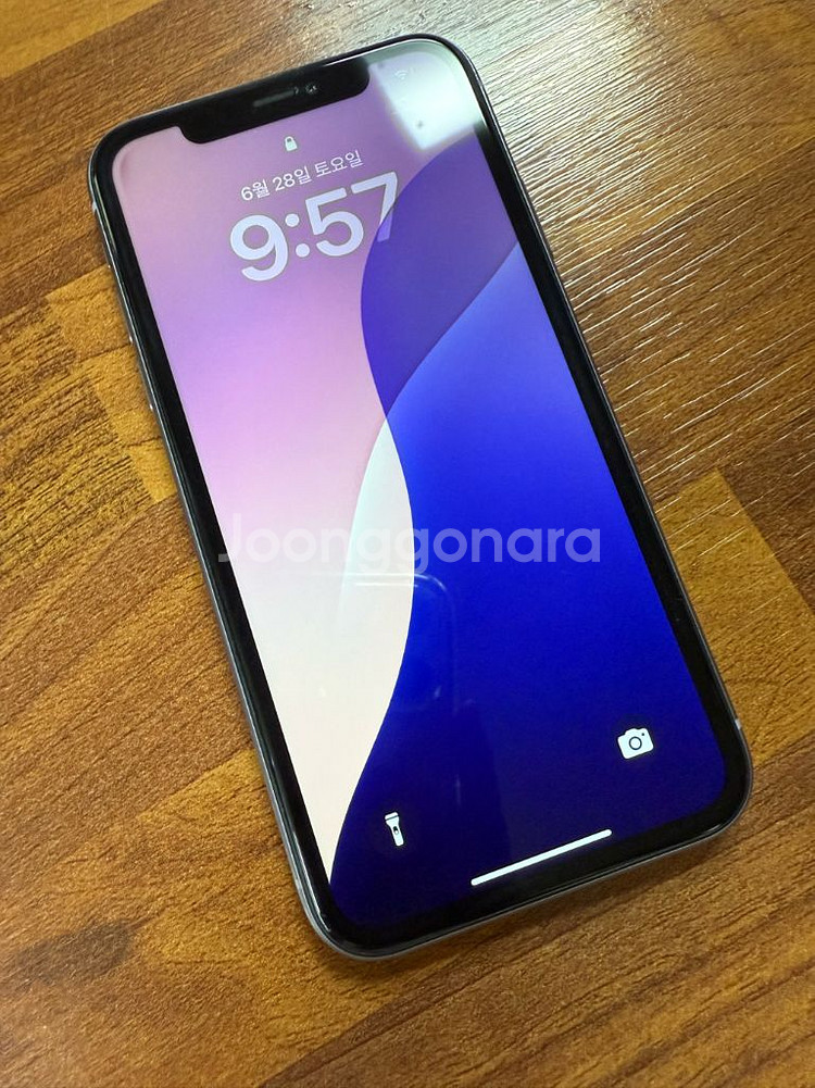아이폰 11 퍼플 128GB/ 배터리 성능 77%--2