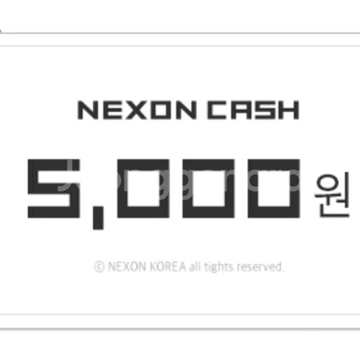 넥슨캐시 5000원 빠르게 한 장 구해봅니다--0