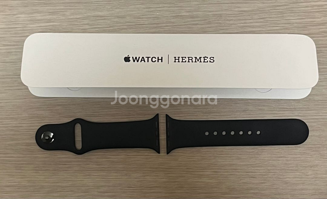 애플워치 에르메스 누아르 실리콘 블랙 스트랩 40 44--1