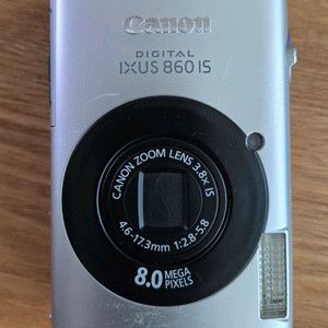 레트로 캐논 익서스 860 IS 디지털 카메라