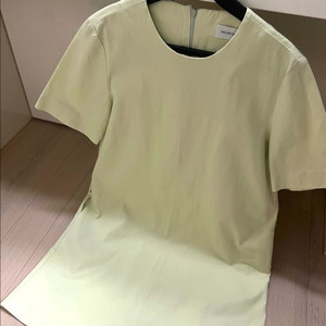 헬베티카 애플민트 바스락 스판 원피스 A라인 반팔 여름
