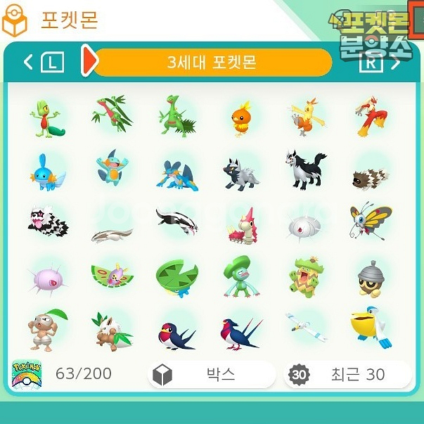 1~7세대 전국도감 포켓몬 분양 / 포켓몬 홈--3