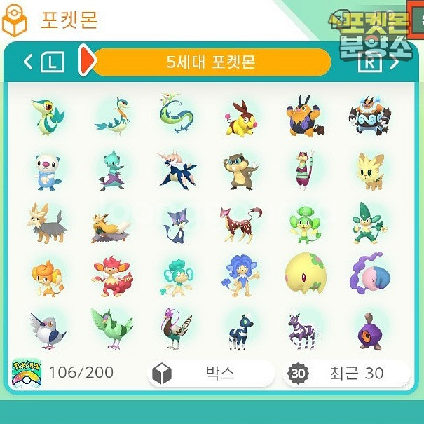 1~7세대 이로치 포켓몬 분양 / 포켓몬 홈--7