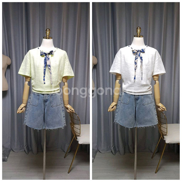 CM collection정품 넥카프 티셔츠 새상품--1