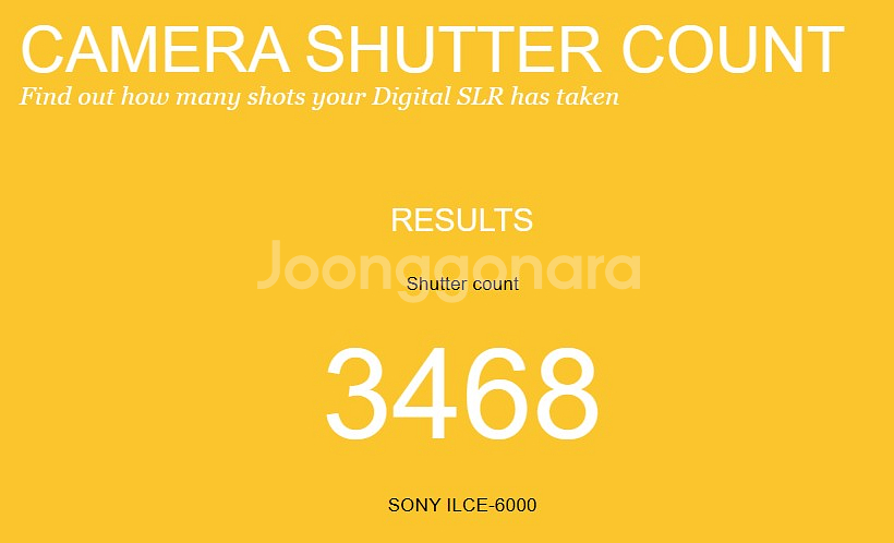 [소니] A6000 화이트 3,468컷 팝니다.--7