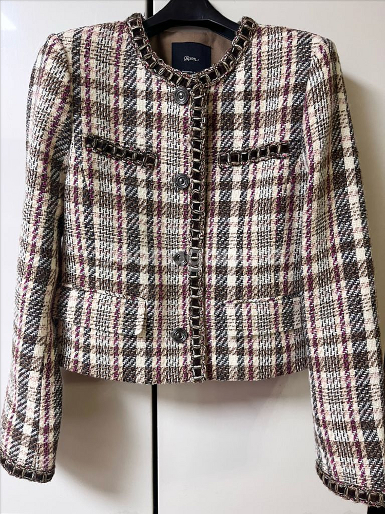 로엠 트위드 자켓 스커트 세트--1