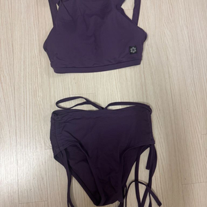 Sl스포츠 폴웨어 단종템 보라색 상하 S