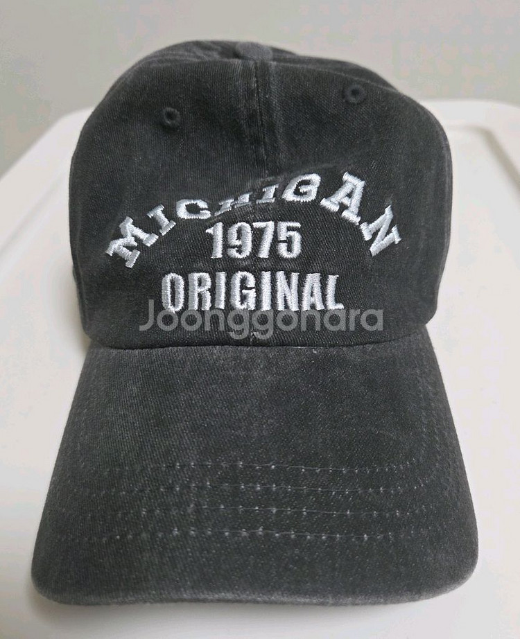 미시건 볼캡 자수 로고 레터링 (새상품)--0