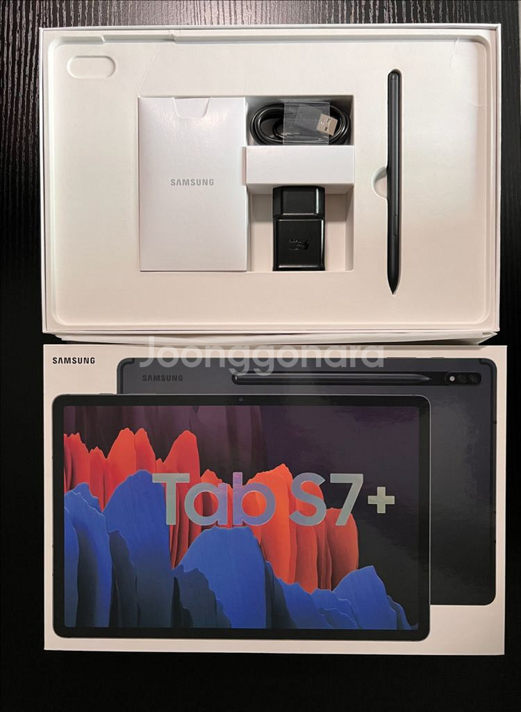 갤럭시탭S7 플러스 256G LTE 풀박스 팔아요--0