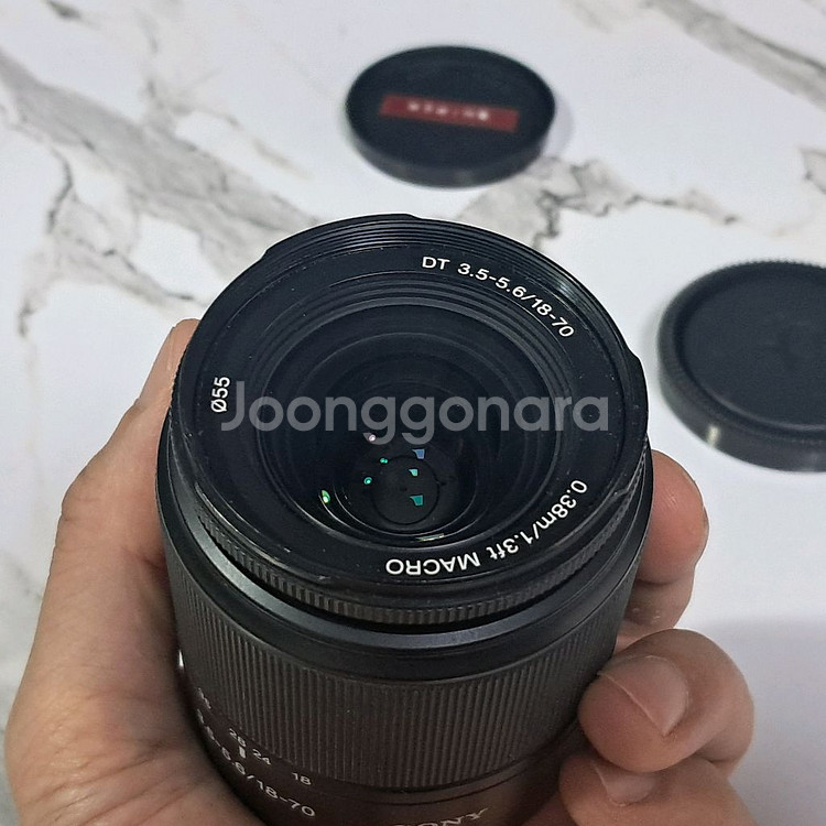 소니 줌렌즈 DT 18-70mm 알파 마운트--4