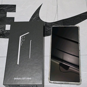갤럭시 S25 울트라 SK 블랙 256g 풀박 팝니다.