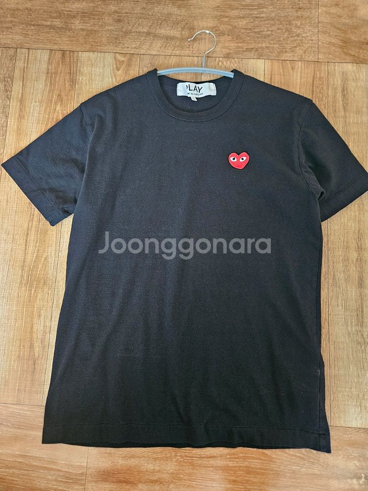 꼼데가르송 검정반팔티--0