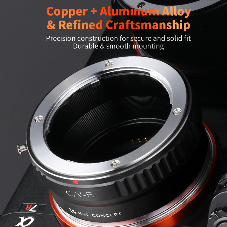 KnF Concept CY-E 콘탁스 C/Y 렌즈-소니 E 어댑터 (새상품) 이미지