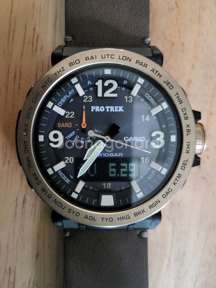 카시오 Protrek prg600yl 시계--4
