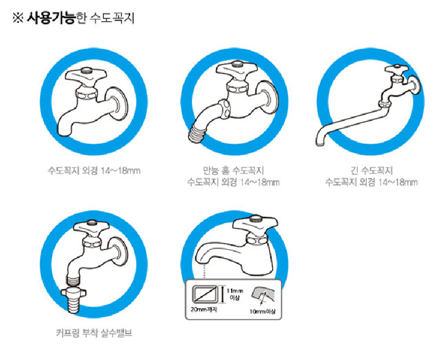 타카기 GWF11 3방향 수도꼭지니플 이미지