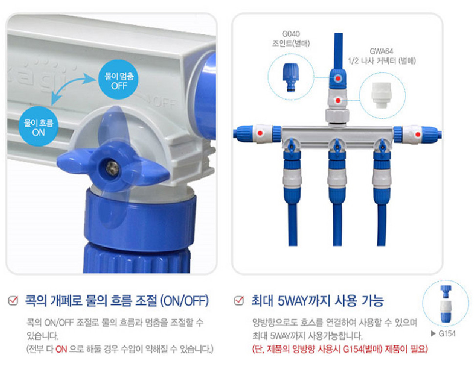 타카기 GWF11 3방향 수도꼭지니플 이미지