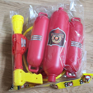 소방관 배낭 물총
