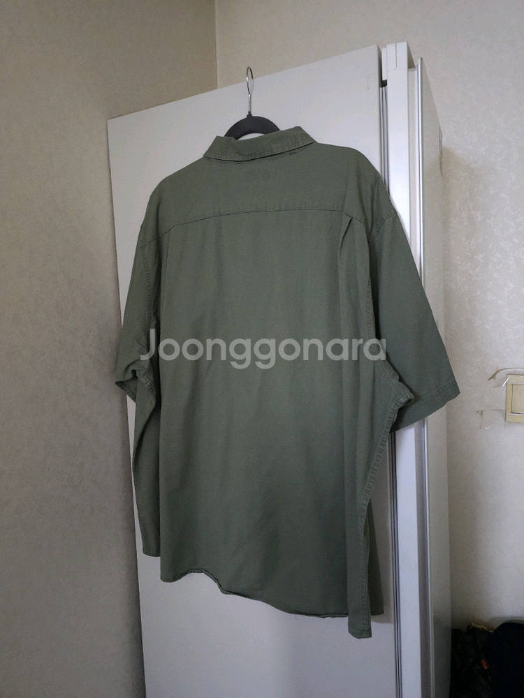 칼하트 카키 반팔 셔츠 XL--4
