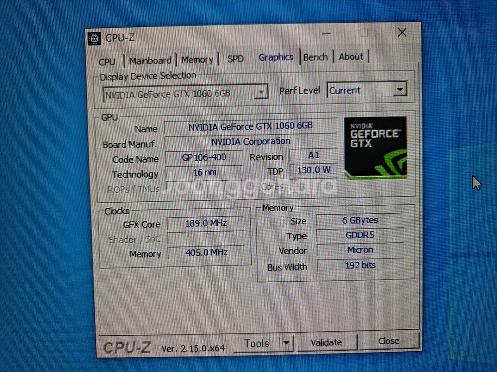 갤럭시 GTX1060 6G 개간지 화이트 그래픽카드--9