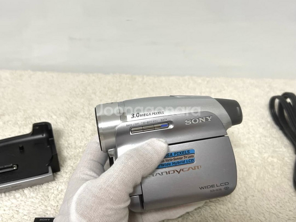 SONY DCR-HC96 핸디캠 캠코더 y2k 메모리녹--5