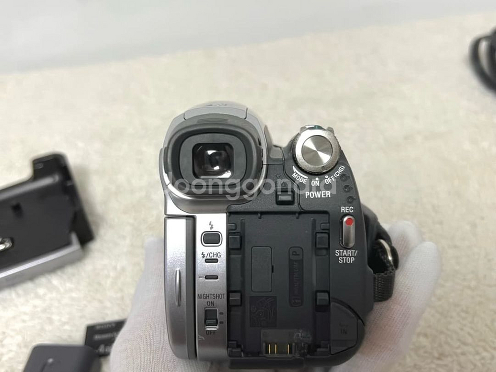 SONY DCR-HC96 핸디캠 캠코더 y2k 메모리녹--8