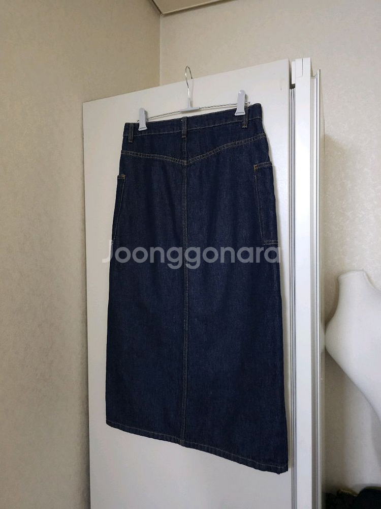 자라 데님 롱스커트--3