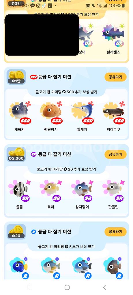 틱톡 물고기 할인 판매--0