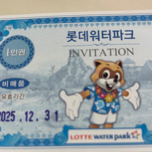 부산 롯데어드벤쳐4,워터파크2 팝니다