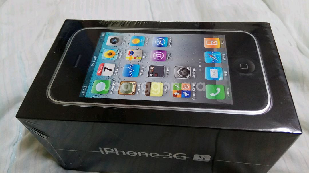 미개봉) 아이폰 3GS 블랙 8G--0