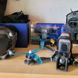 FPV 드론 + TX12 + DJI V2 + 충전기