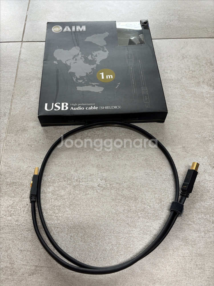 AIM Usb 오디오 케이블 UA3 순은선 1m--0
