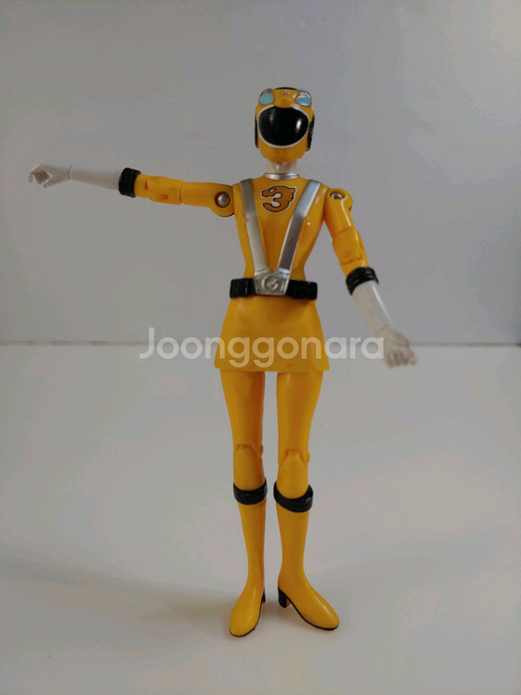 파워레인저 엔진포스 옐로우 피규어입--4