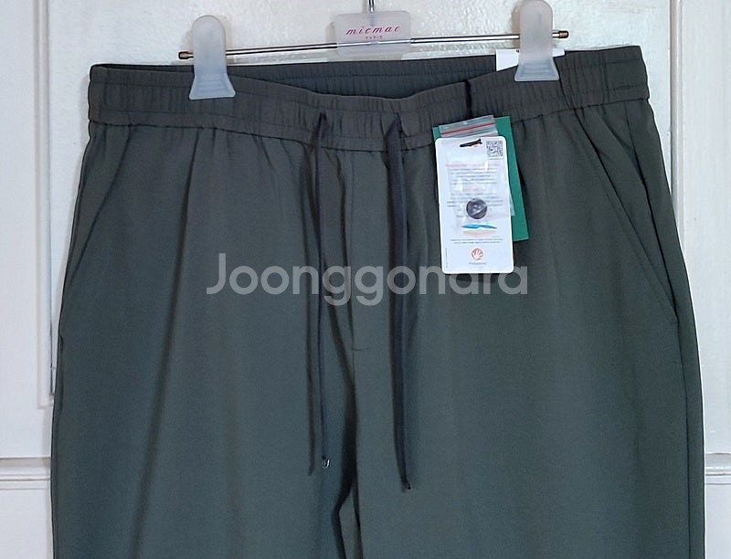 [새옷]여름밴딩팬츠32 카키 남성바지 여름바지 스판바지--2