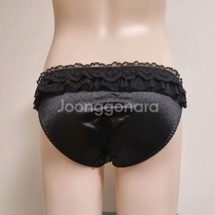 에매필 리본 큐빅 브라 팬티 70B M--8