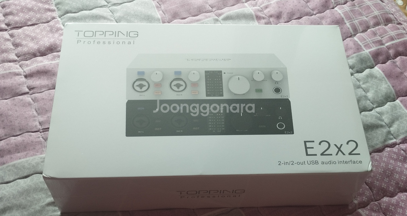 미개봉신품 토핑e2x2 오디오인터페이스--0