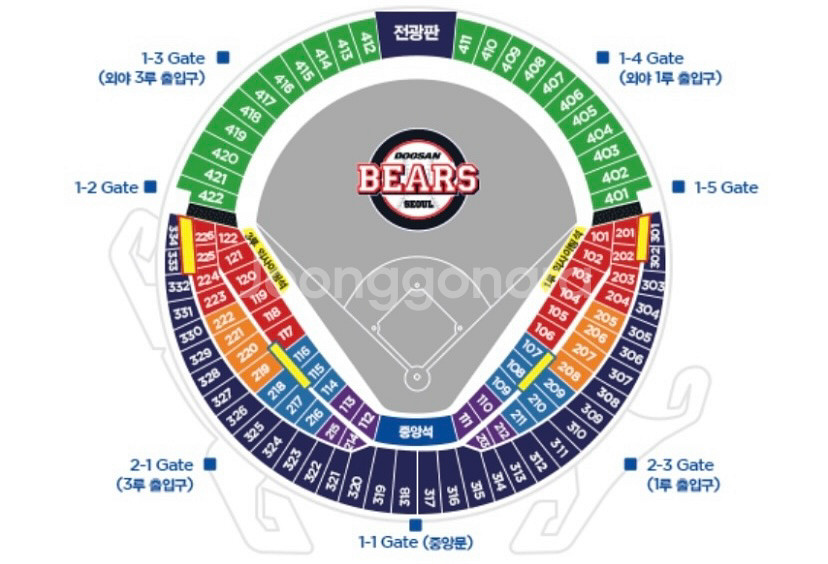 7월5일 두산 KT 렛두로시리즈 중앙네이비 4연석판매--0