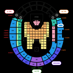 블랙핑크 콘서트 7/6막콘 티켓