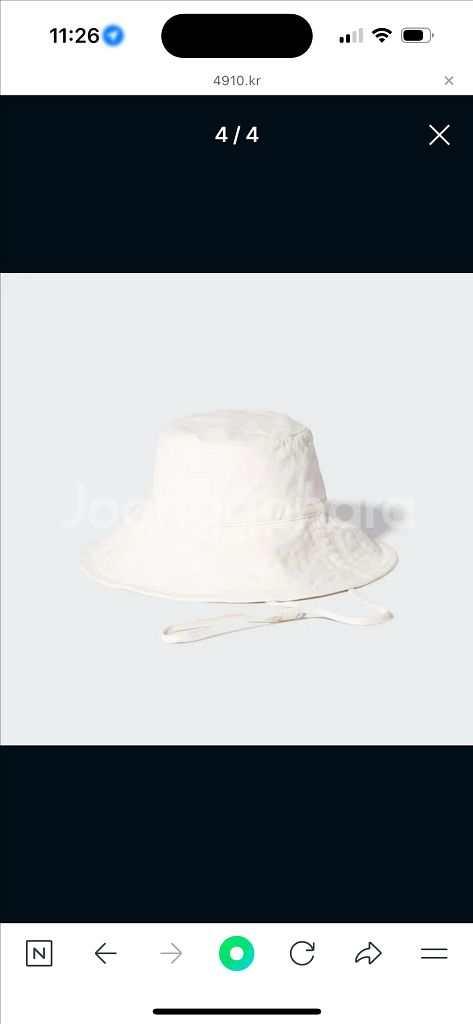 유니클로 UV컷 와이드 챙모자--0
