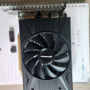 gtx 1650 d6 4g 만리 그래픽카드 원팬 6핀