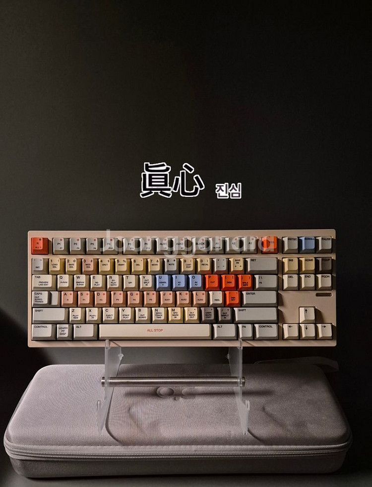 진심 커스텀 키보드 QK80 유/무선 핫스왑 *풀윤활--0
