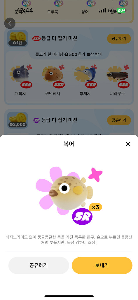 틱톡라이트 피라루쿠 돌돔 복어 판골린 판매합니다--2