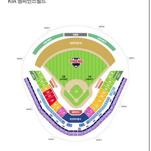 [중앙테이블석] 기아타이거즈 롯데자이언츠 7/6 일요일