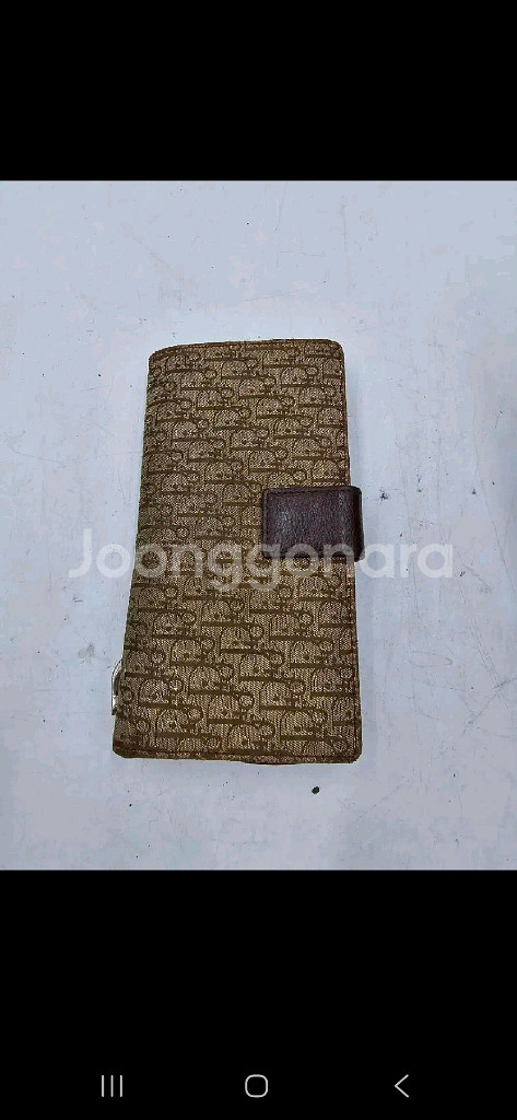 정품 디올오클리크 새들장지갑--0
