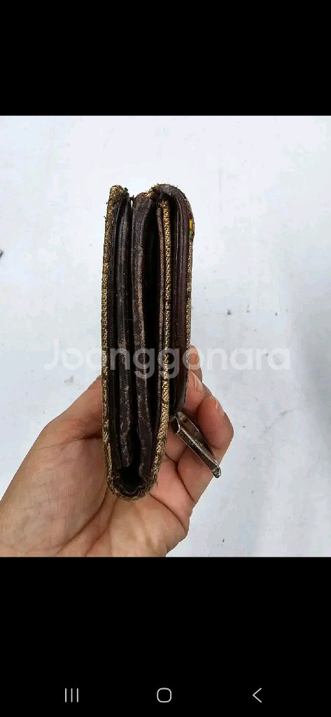 정품 디올오클리크 새들장지갑--4