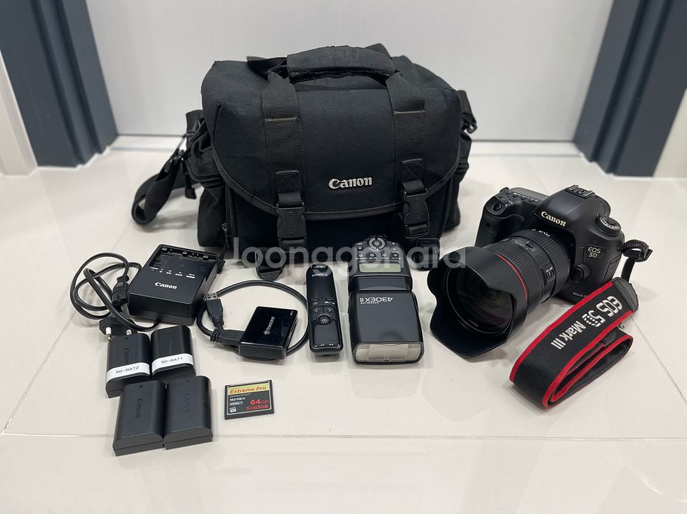 캐논 EOS 5D 마크3 카메라 팝니다. 오삼막,렌즈--0