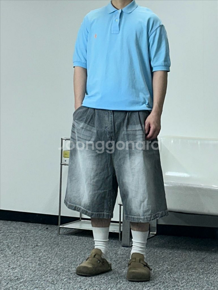 폴로 랄프로렌 오버핏 반팔 카라티 L--2