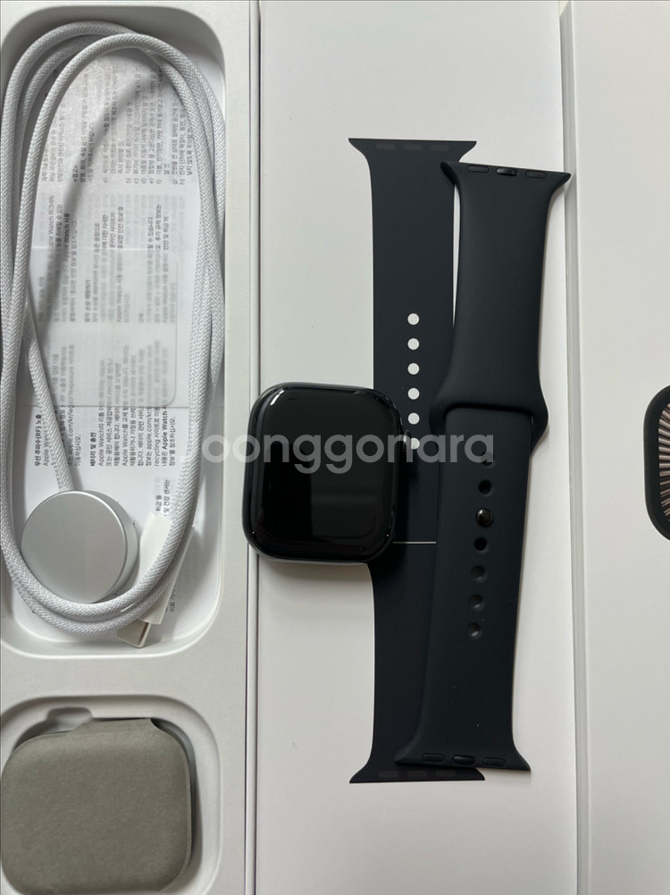 애플워치10티타늄 42mm 슬레이트 개봉신품--0