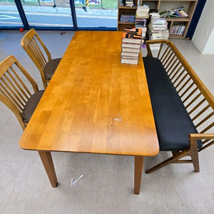 원목 나무 식탁 중고로 팝니다 이미지