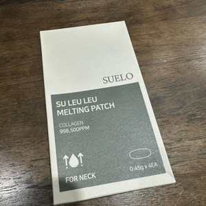 슈엘로 목주름 패치 콜라겐 멜팅 4장 1박스