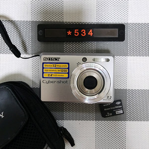 소니 사이버샷 DSC-S 730 디지털카메라 파우치포함